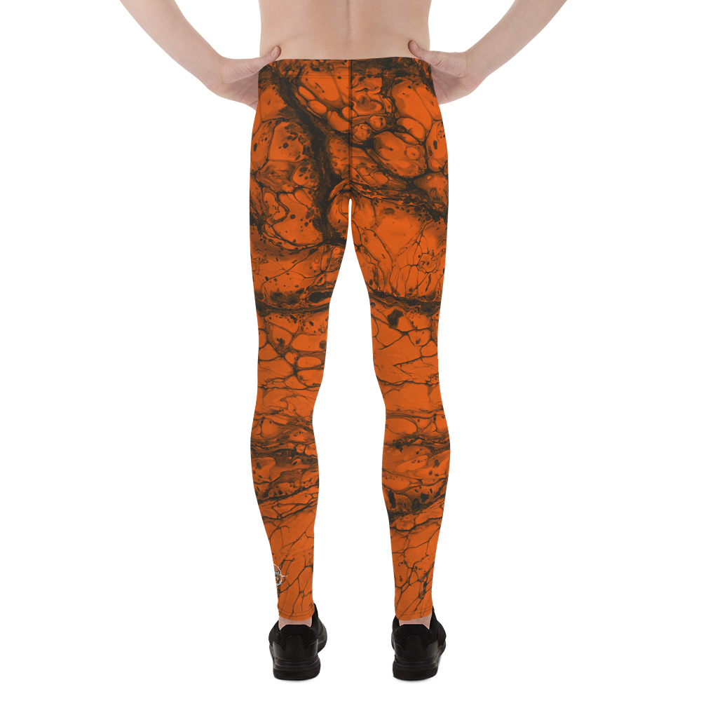 Men’s Leggings Orange Tree Custom Camouflage Artwork No Pockets Struggle